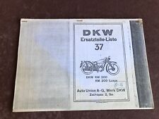 Ersatzteil liste dkw gebraucht kaufen  Kulmbach