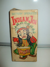 Vintage INDIAN JOE com Tambor de Guerra e Caixa Original dos Alpes - Operado por Bateria comprar usado  Enviando para Brazil