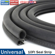 Universal 10FT Car Door Seal Strip Sealing Weatherstrip Hollow Edge Guard EPDM for sale  Shipping to South Africa