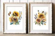 Sunflowers set art for sale  Clearfield