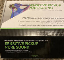 Usado, Microfone profissional condensador USB CAPTADOR SENSÍVEL SOM PURO - Kit comprar usado  Enviando para Brazil
