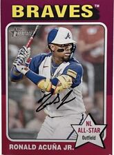 2024 Topps Heritage Baseball #321 Ronald Acuna Jr., Atlanta Braves, usado comprar usado  Enviando para Brazil