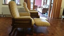 Pair armchairs recliner for sale  BLANDFORD FORUM