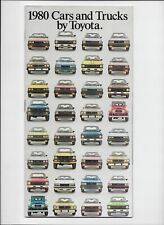 1980 toyota brochure for sale  NEWMARKET