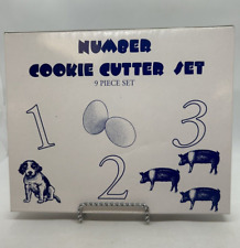 Conjunto de 9 cortadores de biscoitos Number Harold's Kitchen novo na caixa Harold Import Co., Inc., usado comprar usado  Enviando para Brazil