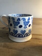 Emma Bridgewater Blue Hen And Hearts Sampler Small / Baby  Mug New 1st for sale  ROTHERHAM