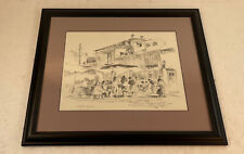 Rare BEN KONIS PBS Artist Signed Numbered Art Southwestern Sketch Framed for sale  Shipping to South Africa