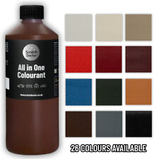 ALL IN ONE Leather Colourant Paint Dye to Replace lost Colour in your Leather, used for sale  Shipping to South Africa