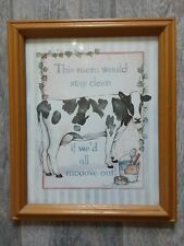 Cow picture framed for sale  Lubbock