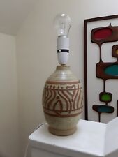 Vintage pottery lamp for sale  EDINBURGH