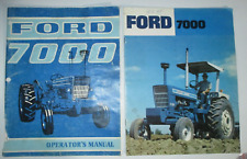 Manual de manutenção e folheto de vendas dos proprietários de operadores de tratores Ford 7000 ORIGINAL!, usado comprar usado  Enviando para Brazil