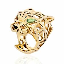 Cartier Panthere Skeleton Ring 18K Yellow Gold Size 50  for sale  New York