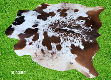 Novos tapetes de couro de vaca tapetes de couro de vaca para área (44" x 45") comprar usado  Enviando para Brazil