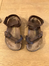 Brown leather birkenstock for sale  LEIGH-ON-SEA