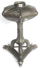 Rare pied de lampe à petrole ancien regule tripode xix tête dauphin no bronze comprar usado  Enviando para Brazil