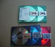 Mini Disco MD Panasonic x 2 Verbatim x 1 Traxdata x 2 MiniDisc comprar usado  Enviando para Brazil