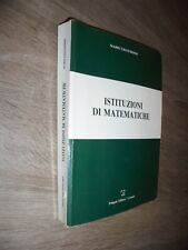 Gionfriddo istituzioni matemat usato  Catania