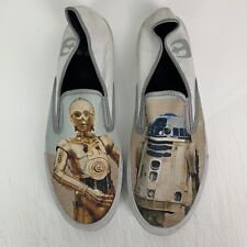 Sapatos Sperry Star Wars lona slip on nuvem R2-D2 3-CPO droides branco masculino 13 comprar usado  Enviando para Brazil