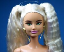 Barbie Extra 8 Articulated Doll Pony Tails Blond Hair Green eyes Nude Original for sale  Shipping to South Africa