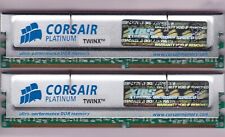 1GB 2x512MB PC-3200 DDR-400 CORSAIR CMX512-3200LLPT XMS PLATINUM Ram Memory Kit for sale  Shipping to South Africa