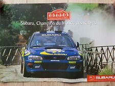 Subaru wrc poster d'occasion  Beauchamp