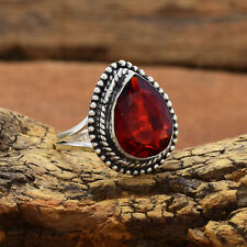 Garnet Gemstone 925 Sterling Silver Handmade Ring Jewelry All Size SB-26 for sale  Shipping to South Africa