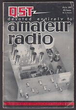QST rádio amador dente de serra cristal calibrador antenas quádruplas CRPL DX ++ 7 1957, usado comprar usado  Enviando para Brazil