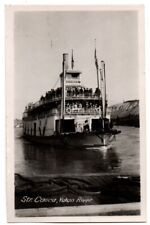 Canadá Território Yukon River Steamer Casca Navio a vapor Cartão Postal RPPC comprar usado  Enviando para Brazil