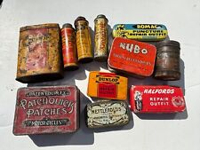 Antiguo kit de reparación de motor de letrero de bicicleta de garaje antiguo vintage Tin Dunlop Patchquick segunda mano  Embacar hacia Argentina