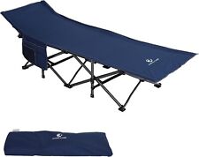 ALPHA CAMP Outdoor Folding Chaise Lounge Chair with Pillow, Navy for sale  Shipping to South Africa