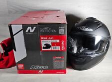 Nitro N302 UNO Motorcycle Helmet Satin Black - Boxed Complete VGC for sale  Shipping to South Africa