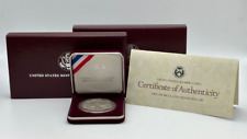 Usado, Dólar de plata olímpico 1988-D a prueba como nuevo 90 % caja de monedas conmemorativa y certificado de autenticidad 🙂 segunda mano  Embacar hacia Argentina