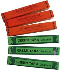 Paquete de 3 y 6 hierbas curativas tara aromáticas nepalíes/tibetanos naranja/verde, usado segunda mano  Embacar hacia Argentina