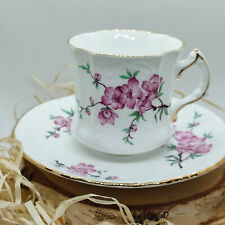 Hammersley vintage bone china cup and saucer, English bone china cherry blossom na sprzedaż  PL