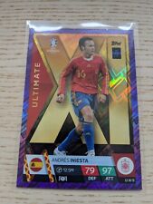 Match Attax Euro 2024 Andres Iniesta Ultimate X1 Series safira roxa U XI 5 comprar usado  Enviando para Brazil