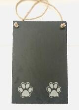Paw print slate for sale  Shipping to Ireland