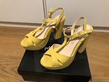 scarpe gialle tacco usato  Palermo