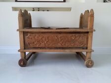 Indian wooden seat for sale  NEW MALDEN