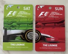 🇬🇧Lewis Hamilton 2º título de F1🏆2014 Abu Dhabi F1 Grand Prix Pass/Ticket comprar usado  Enviando para Brazil