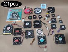 Mixed 21pcs: System Blower Fan, 95mm, 100mm CPU Fan,  40-90mm Case Cooling Fan for sale  Shipping to South Africa