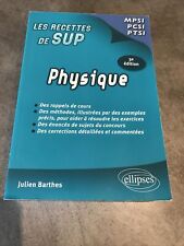 Physique classes prépas d'occasion  Cuq-Toulza