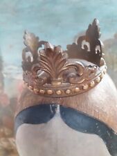 Antique crown saint for sale  LONDON