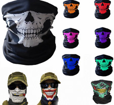 Balaclava Face Mask Scarf Neck Skull Gaiter Fishing Biker Washable UV Protection, used for sale  Whittier