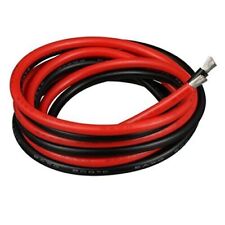 Fio de cabo flexível 4 AWG isolamento de silicone cobre estanhado 200 graus C vermelho preto comprar usado  Enviando para Brazil