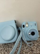 Fujifilm Instax Mini 11 Instant Camera - Sky Blue With Strap And Case for sale  Shipping to South Africa