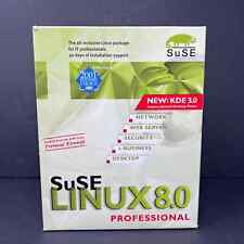 SuSE Linux 8.0 Professional OS CD Discos Software Manual Caixa Original  comprar usado  Enviando para Brazil