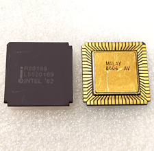 R80186 intel microprocessore usato  Zoagli