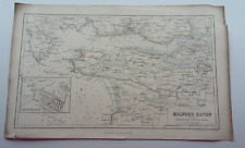 Vintage nautical map for sale  PENARTH