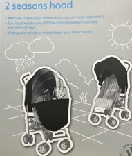 Mothercare Universal Pram Hood Sunshade Rain Cover /Connectors not include for sale  Shipping to South Africa