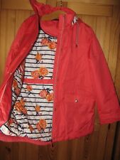 Coral raincoat jacket for sale  UK